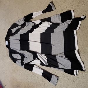 DB Sunday striped open front cardigan
